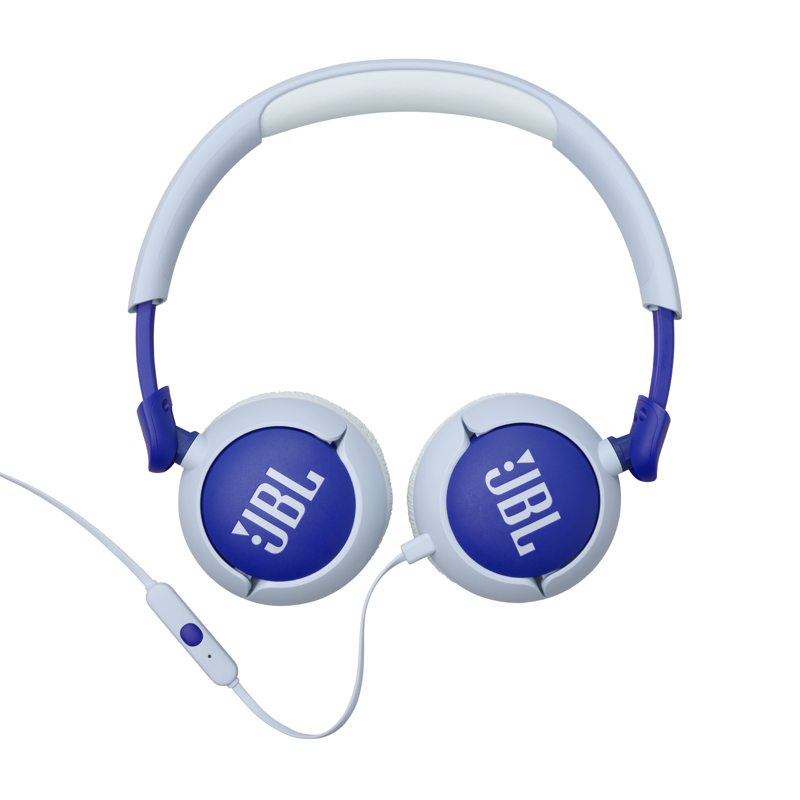 JBL Junior 320 - Blue - Wired on-ear kids headphones - Detailshot 3